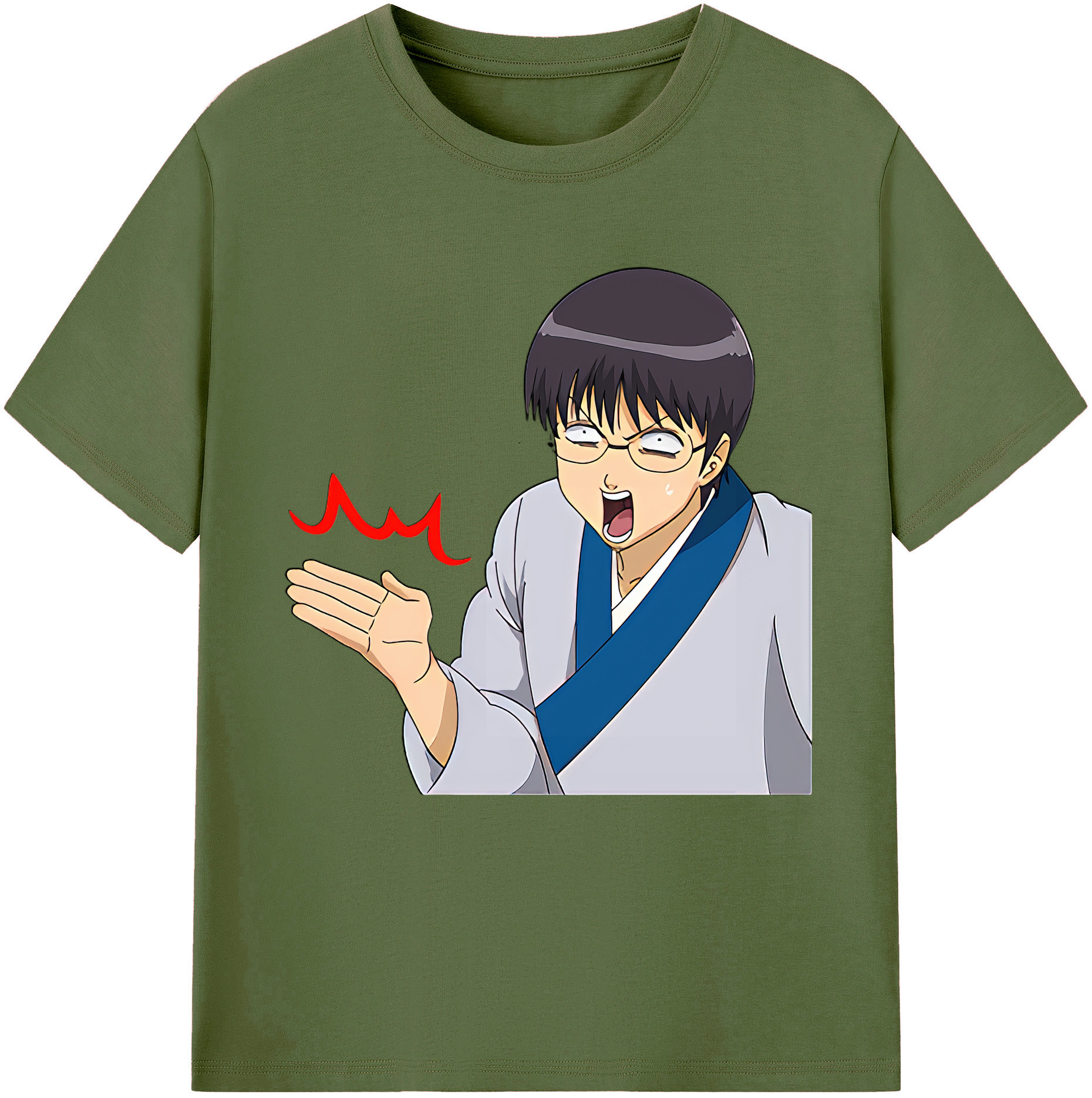 （画像用） ぎんたま 坂田銀時（さかたぎんとき） 神楽 志村新八（しむら しんぱち） GINTAMA Sakata Gintoki Kagura Shimura Shinpachi 綿100％半袖Tシャツ（フロントプリント）